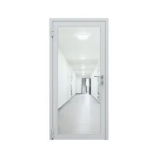 Дверь противопожарная остекленная однопольная ДПО-Олимп-01/60 (EIW60) для мед. учреждений, без порога